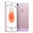 Coque Ultra Fine Plastique Rigide Transparente pour Apple iPhone SE Rose Petit