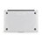 Coque Ultra Fine Plastique Rigide Transparente pour Apple MacBook Pro 15 pouces Blanc Petit