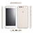 Coque Ultra Fine Plastique Rigide Transparente pour Huawei P10 Plus Blanc Petit