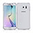 Coque Ultra Fine Plastique Rigide Transparente pour Samsung Galaxy S6 Edge SM-G925 Blanc