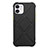 Coque Ultra Fine Silicone Souple 360 Degres Housse Etui C02 pour Apple iPhone 12 Mini Noir