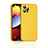 Coque Ultra Fine Silicone Souple 360 Degres Housse Etui G01 pour Apple iPhone 13 Pro Max Jaune