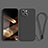 Coque Ultra Fine Silicone Souple 360 Degres Housse Etui G02 pour Apple iPhone 15 Noir