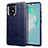 Coque Ultra Fine Silicone Souple 360 Degres Housse Etui J01S pour Samsung Galaxy A91 Bleu