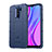 Coque Ultra Fine Silicone Souple 360 Degres Housse Etui J01S pour Xiaomi Redmi 9 Bleu