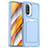 Coque Ultra Fine Silicone Souple 360 Degres Housse Etui J02S pour Xiaomi Mi 11X Pro 5G Bleu