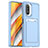 Coque Ultra Fine Silicone Souple 360 Degres Housse Etui J02S pour Xiaomi Redmi K40 Pro 5G Bleu