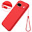 Coque Ultra Fine Silicone Souple 360 Degres Housse Etui pour Google Pixel 8a 5G Rouge