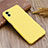 Coque Ultra Fine Silicone Souple 360 Degres Housse Etui pour Motorola Moto E32 India Jaune