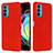 Coque Ultra Fine Silicone Souple 360 Degres Housse Etui pour Motorola Moto Edge 20 5G Rouge