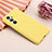 Coque Ultra Fine Silicone Souple 360 Degres Housse Etui pour Motorola Moto Edge X30 5G Jaune