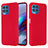 Coque Ultra Fine Silicone Souple 360 Degres Housse Etui pour Motorola Moto G100 5G Rouge