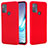 Coque Ultra Fine Silicone Souple 360 Degres Housse Etui pour Motorola Moto G50 Rouge