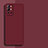 Coque Ultra Fine Silicone Souple 360 Degres Housse Etui pour OnePlus 9R 5G Vin Rouge