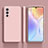 Coque Ultra Fine Silicone Souple 360 Degres Housse Etui pour OnePlus 9RT 5G Rose