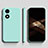 Coque Ultra Fine Silicone Souple 360 Degres Housse Etui pour Oppo A2x 5G Cyan