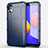 Coque Ultra Fine Silicone Souple 360 Degres Housse Etui pour Samsung Galaxy A01 Core Bleu