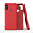 Coque Ultra Fine Silicone Souple 360 Degres Housse Etui pour Samsung Galaxy M11 Rouge