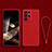 Coque Ultra Fine Silicone Souple 360 Degres Housse Etui pour Samsung Galaxy S24 Ultra 5G Rouge