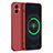 Coque Ultra Fine Silicone Souple 360 Degres Housse Etui pour Vivo iQOO Z6x Rouge