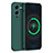 Coque Ultra Fine Silicone Souple 360 Degres Housse Etui pour Vivo V25 Pro 5G Vert Nuit