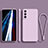 Coque Ultra Fine Silicone Souple 360 Degres Housse Etui R01 pour Samsung Galaxy S21 Plus 5G Violet Clair