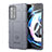 Coque Ultra Fine Silicone Souple 360 Degres Housse Etui S01 pour Motorola Moto Edge S Pro 5G Gris