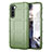 Coque Ultra Fine Silicone Souple 360 Degres Housse Etui S01 pour OnePlus Nord Vert Armee