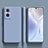 Coque Ultra Fine Silicone Souple 360 Degres Housse Etui S01 pour Oppo A96 5G Gris Lavende