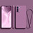 Coque Ultra Fine Silicone Souple 360 Degres Housse Etui S01 pour Oppo Reno6 Pro 5G India Violet