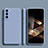 Coque Ultra Fine Silicone Souple 360 Degres Housse Etui S01 pour Samsung Galaxy S24 5G Gris Lavende