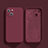 Coque Ultra Fine Silicone Souple 360 Degres Housse Etui S02 pour Apple iPhone 13 Mini Vin Rouge