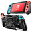 Coque Ultra Fine Silicone Souple 360 Degres Housse Etui S02 pour Nintendo Switch Noir