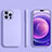 Coque Ultra Fine Silicone Souple 360 Degres Housse Etui S05 pour Apple iPhone 13 Pro Max Violet Clair