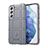 Coque Ultra Fine Silicone Souple 360 Degres Housse Etui S06 pour Samsung Galaxy S21 5G Gris