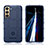 Coque Ultra Fine Silicone Souple 360 Degres Housse Etui S07 pour Samsung Galaxy S21 5G Bleu