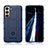 Coque Ultra Fine Silicone Souple 360 Degres Housse Etui S07 pour Samsung Galaxy S21 FE 5G Bleu