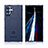 Coque Ultra Fine Silicone Souple 360 Degres Housse Etui S07 pour Samsung Galaxy S21 Ultra 5G Bleu