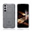 Coque Ultra Fine Silicone Souple 360 Degres Housse Etui S07 pour Samsung Galaxy S24 Plus 5G Gris