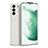 Coque Ultra Fine Silicone Souple 360 Degres Housse Etui S08 pour Samsung Galaxy S21 5G Blanc