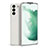 Coque Ultra Fine Silicone Souple 360 Degres Housse Etui S08 pour Samsung Galaxy S21 FE 5G Blanc