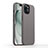 Coque Ultra Fine Silicone Souple 360 Degres Housse Etui YK1 pour Apple iPhone 13 Gris Fonce