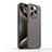 Coque Ultra Fine Silicone Souple 360 Degres Housse Etui YK1 pour Apple iPhone 16 Pro Gris Fonce