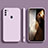 Coque Ultra Fine Silicone Souple 360 Degres Housse Etui YK1 pour Samsung Galaxy M11 Violet Clair