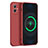 Coque Ultra Fine Silicone Souple 360 Degres Housse Etui YK1 pour Vivo iQOO Z6 5G Rouge