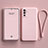 Coque Ultra Fine Silicone Souple 360 Degres Housse Etui YK1 pour Vivo V23e 5G Rose