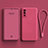 Coque Ultra Fine Silicone Souple 360 Degres Housse Etui YK1 pour Vivo V23e 5G Rose Rouge