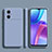 Coque Ultra Fine Silicone Souple 360 Degres Housse Etui YK1 pour Xiaomi Poco M4 5G Gris Lavende