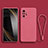 Coque Ultra Fine Silicone Souple 360 Degres Housse Etui YK2 pour Xiaomi Redmi Note 10S 4G Rose Rouge