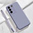 Coque Ultra Fine Silicone Souple 360 Degres Housse Etui YK3 pour Vivo V27 5G Gris Lavende